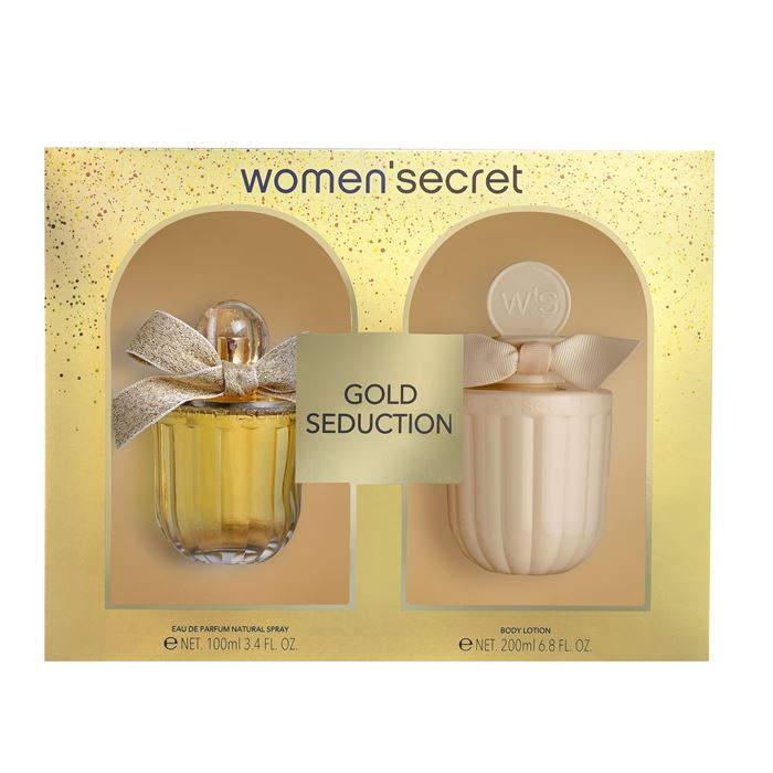 Women Secret Gold Seduction Simli EDP 100 ml + Body Losyon 200 ml Kadın Parfüm Seti