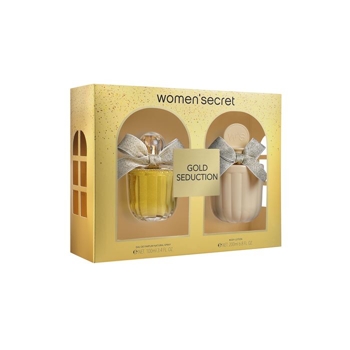 Women Secret Gold Seduction Simli EDP 100 ml + Body Losyon 200 ml Kadın Parfüm Seti